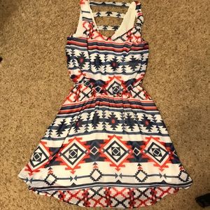 Red white and blue dress
